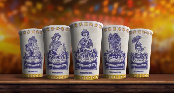 Cervejaria lança copos temáticos para o São João do Maranhão