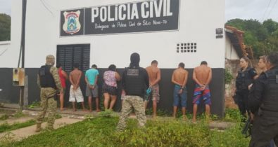 Polícia civil do Maranhão e Tocantins prendem 08 acusados de tráfico de entorpecentes