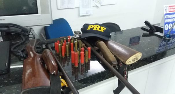 PRF apreende duas armas de fogo na BR-226