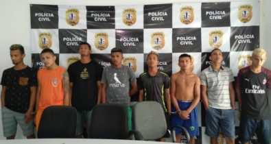 Presos oito acusados pelos crimes de roubo de carga avaliada em 100 mil reais