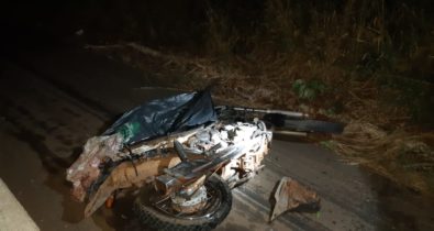 Motociclista morre após ser atingido por uma caminhonete na BR 010