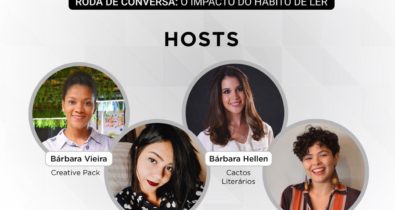 Cactos Literários e Creative Pack realizam roda de conversa sobre o impacto do hábito da leitura