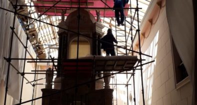 Igreja do Carmo realiza campanha em festejo para recuperar o teto