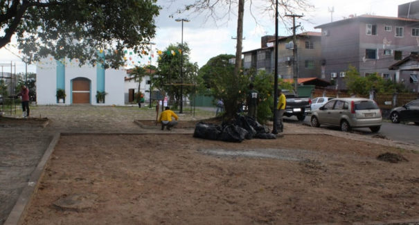 Praça no Outeiro da Cruz passará por revitalização