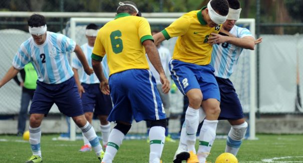 Futebol de 5 do Brasil chega invicto a Lima