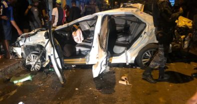 Carro capota e deixa quatro pessoas mortas em São Luís
