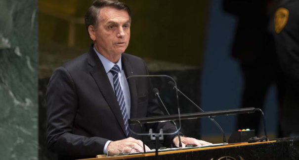 “Amazônia não está sendo devastada e nem consumida pelo fogo”, diz Bolsonaro em discurso na ONU