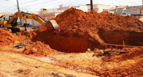 Parque Vitória recebe obras contra alagamento