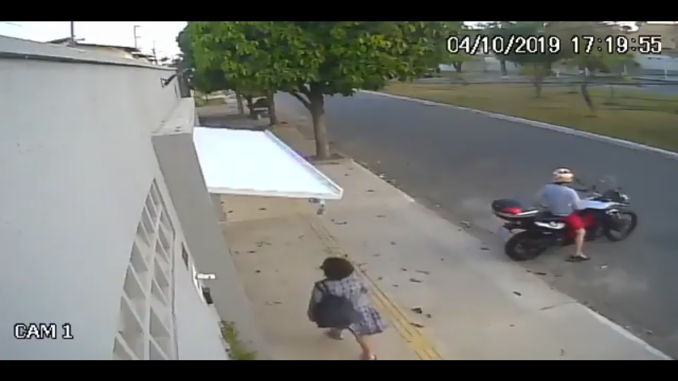VÍDEO: Puma é flagrado por câmera de segurança no portão de