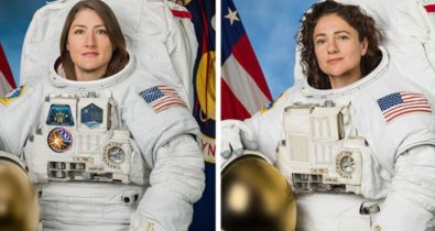 Nasa realiza primeira caminhada espacial com dupla feminina