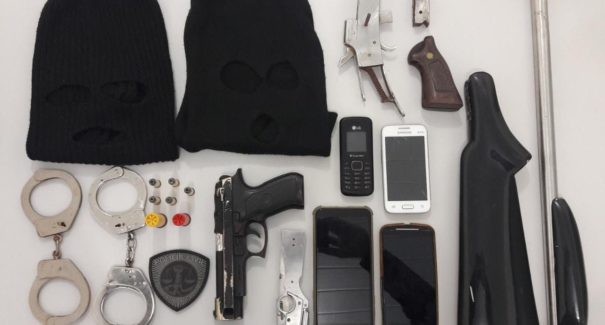 Guardas municipais são presos por associação criminosa e porte ilegal de arma