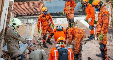 Sobe para 6 o número de mortos do desabamento em Fortaleza