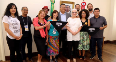 Em encontro com jornalistas, Flávio Dino defende liberdade de expressão