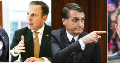 De olho na reeleição Bolsonaro mira em Dino, Dória e Luciano Huck