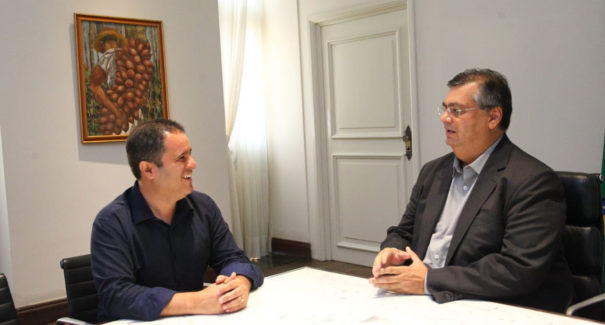 Flávio Dino e Edivaldo se reúnem para discutir investimentos para São Luís