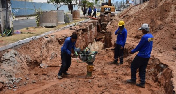 Península recebe tratamento de esgoto