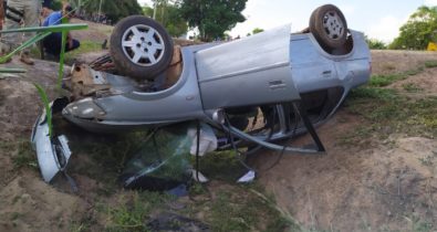 Condutor sem habilitação causa acidente deixando sete pessoas feridas em Peritoró