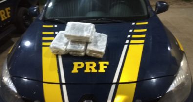 Passageira de ônibus é presa pela PRF transportando 8 Kg de crack