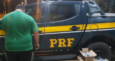 PRF encontra carreta suspeita de transportar munição para caça ilegal