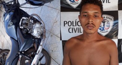 Homem é preso por receptação de moto roubada
