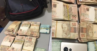 Secretário de prefeitura maranhense é preso com mochila cheia de dinheiro