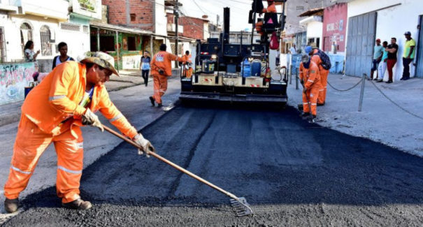 Cidade Operária e Liberdade recebem pavimentação
