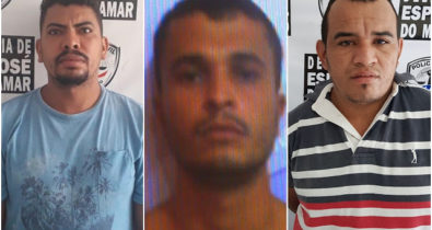 Trio é preso suspeito de praticar vários crimes no Maranhão
