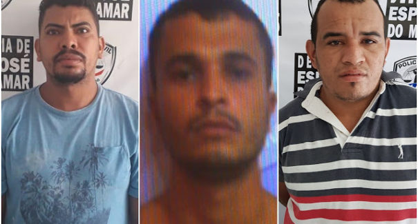 Trio é preso suspeito de praticar vários crimes no Maranhão