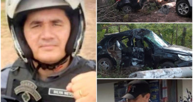 Policial militar morre em grave acidente automobilístico no interior