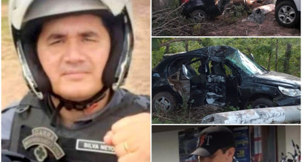 Policial militar morre em grave acidente automobilístico no interior