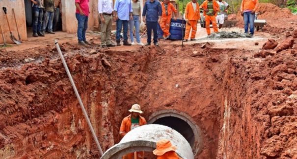 Prefeito faz vistoria de  drenagem no bairro Tibiri, Tibirizinho e Rio do Meio