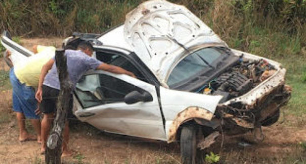 Motorista fica ferido em acidente de trânsito na MA-381