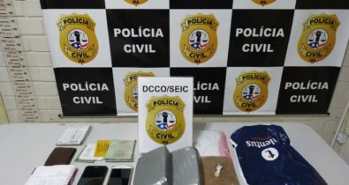 Suspeitos são presos com droga avaliada em R$ 60 mil