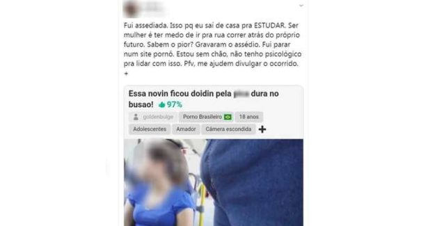 Mulheres são assediadas em ônibus e vídeos de abuso vão parar em site pornográfico