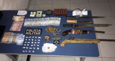 Trio é preso suspeito de traficar drogas em Pedro do Rosário