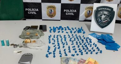 Polícia Civil prende homem encontrado com 109 pedras de crack