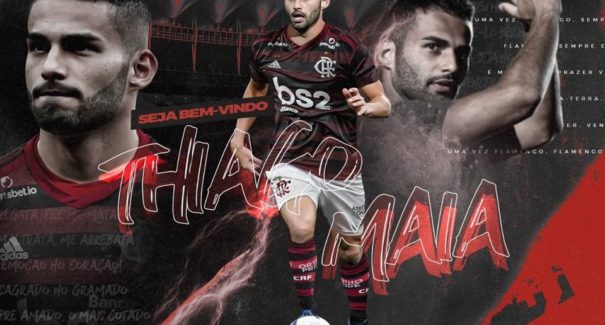 Flamengo confirma contratação do volante Thiago Maia