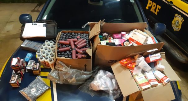 Veículo que transportava medicamentos e explosivos na BR-222 é apreendido