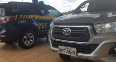 Apreendida no Maranhão caminhonete roubada em Mato Grosso