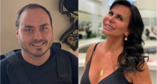 Gretchen rebate post feito por Carlos Bolsonaro