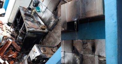 Vazamento de gás de cozinha faz casa pegar fogo no Turiúba