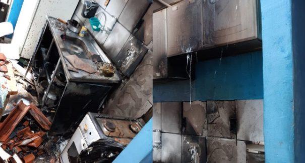 Vazamento de gás de cozinha faz casa pegar fogo no Turiúba