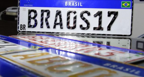 Novos emplacamentos no Maranhão somente com placas do Mercosul