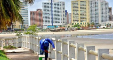 Prefeitura de São Luís realiza obras na orla  marítima