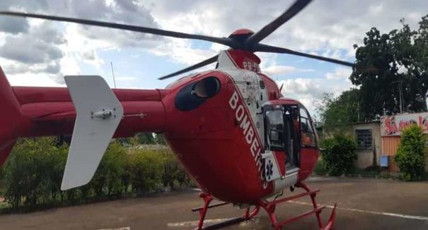 Criança se afoga em balde, é resgatada pela mãe e levada a hospital