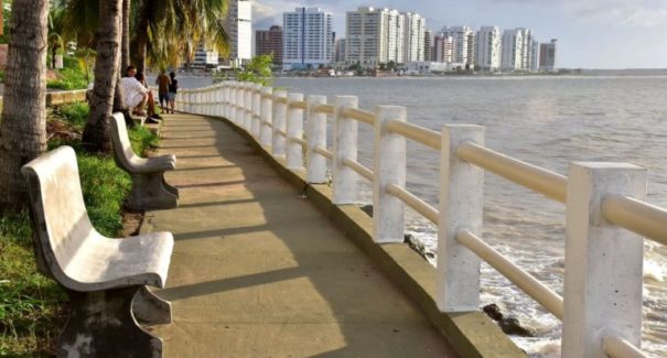 Orla na Ponta d’Areia recebe urbanização