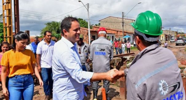 Prefeito realiza vistoria do início das obras da ponte do Baixão, no São Cristóvão