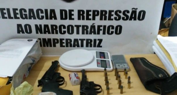 Homem é preso em flagrante por tráfico de drogas na cidade João Lisboa