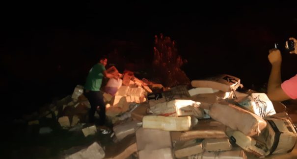 PRF apreende 3.000 kg de queijo transportados de forma irregular na BR 316