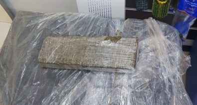 PRF encontra 82kg de maconha no interior de um veículo na BR-010